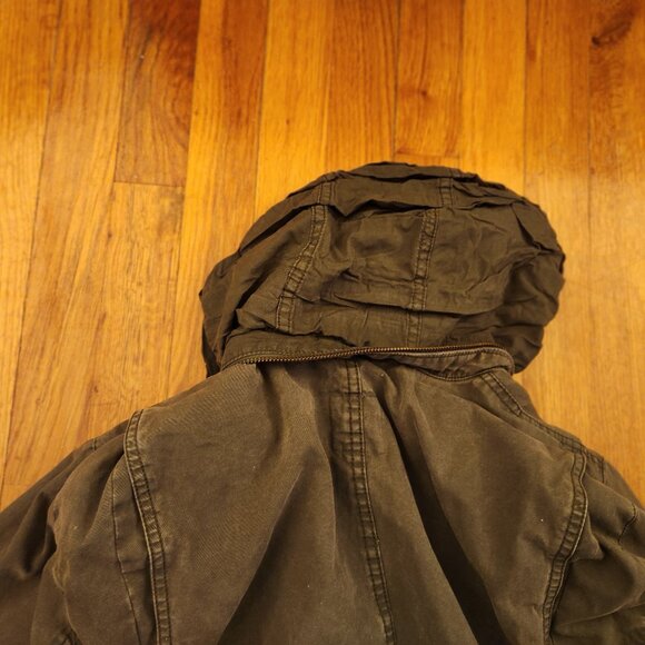 GAP Army Green Military Style Jacket w/Hood Women's Size Small - Picture 16 of 16